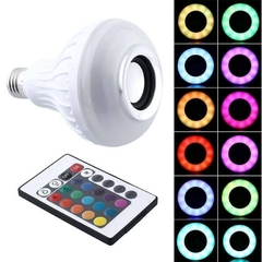 Lâmpada bluetooth de led caixa de som com controle Rgb 12W - Wonderful Accessories