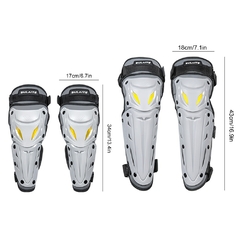 2/4 pçs joelho cotovelo combo motocicleta espessada joelheiras equipamentos de on internet