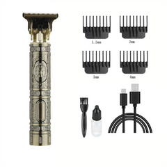 All Metal Vintage Hair Clipper para Cabeleireiro, Profissional Haircut Machine, - Wonderful Accessories