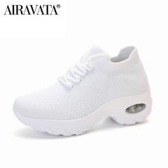 Sapatos casuais femininos, tênis plataforma de caminhada - Wonderful Accessories