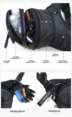 DUHAN-Multi-Function Motocicleta Drop Leg Bag, Hip Bum, saco de cintura ao ar li on internet