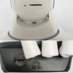 DAFUSHOP Câmera Robô 3 Antenas Ip Wifi com rotação 360º 720p Segurança Cas na internet