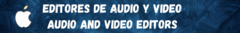 Banner de la categoría Editores de audio y video