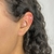 Piercing de Prata Labret Flor Cravejada - comprar online