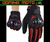 Guantes de protección / rojos / compatibles con pantalla táctil