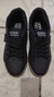 Tenis Choclo Material Piel Color Negro - Domina Moto
