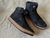 Bota Biker Material Gamuza Color Azul - tienda en línea