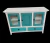 Bahiut Ingles 120x85x42 cm. en madera pintado