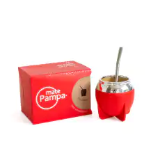 Mate pampa tradicional rojo - comprar online