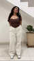 Cropped corset courinho