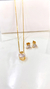 Conjunto color e brinco coração - comprar online