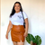 Saia de Couro - comprar online