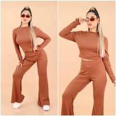 PANTALON ACAMPANADO RIB