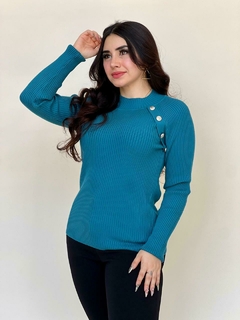 BLUSA TIPO SUETER MANGA LARGA - comprar en línea