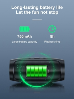 Imagem do Alto-falante Bluetooth Alto-falante Duplo Estéreo Reprodução Ao Ar Livre Tfus