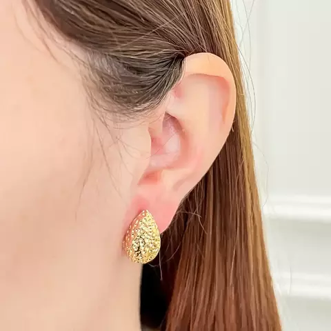 Brinco Gota Texturizada