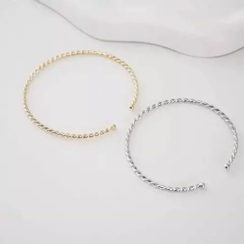 Bracelete Liso Entrelaçado