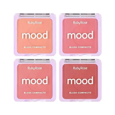 Blush Compacto Mood - Ruby Rose, Maquiagem