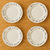 Set x4 Platos Playo de Cerámica 6" Diseño Pâtisserie - Vajilla Decorativa - TU HOME STORE