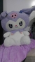 (879) - Peluche sanrio kuromi con manta 50cm en internet