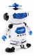 (602) - Dancing Robot Con Luces Y Sonido Bailarin Proyector Gira 360 Grados (PILAS INCLUIDAS)