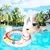 (854) - Inflable unicornio/llama pasapie 80cm