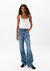 CALCA MY FAVORITE JEANS RETA HIGH HELLO KITTY
