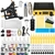 Kit completo para tatuagem, maquina de bobina, conjunto com fonte de alimentaç?