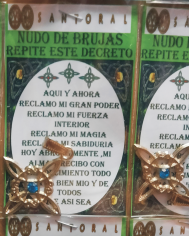 DIJE NUDO DE BRUJA CON PIEDRA