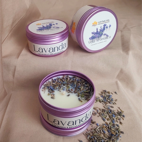 VELA AROMÁTICA LAVANDA 100g