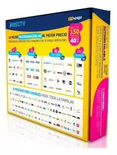 instalación de directv prepago o abono mensual en internet