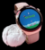 Imagen de Smartwatch Dama 3 Mallas Rosa Uva Dorada Metal Amoled Curvo