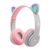 Auriculares orejas de gato (con luz)