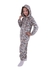 Macacão de Fleece Menino Estampa de Dinossauro Camuflado