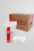 kit pote e tampa retangular 150ml