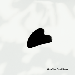 Gua Sha Facial de Piedra Natural "Obsidiana"