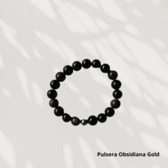 Pulsera Obsidiana Gold (V2)