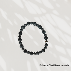 Pulsera Obsidiana nevada (Line)