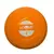 Orange soft exercise ball with LiveUp Sports logo and number 1 on top view