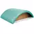 Meia Lua Pilates accessory with wooden base and teal curved padded surface