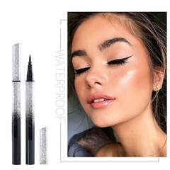 1pc nova marca feminina preto líquido delineador de longa duração à prova dw - comprar online