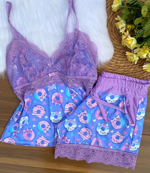 Baby doll bolsinho - Gatinho