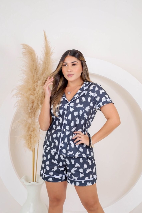 Pijama Americano - Gatinho