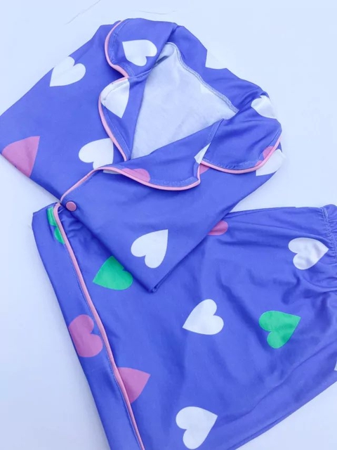 Pijama Americano - Estampa coração