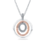 Colar Signature circulo em dois tons
