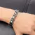 Pulseira Cruz | Silicone Aço