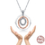 Colar Signature circulo em dois tons