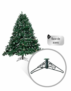 Árbol de navidad con luces Led 2.10 m, pino navideño en internet