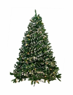 Imagen de Árbol de navidad con luces Led 2.10 m, pino navideño