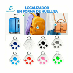 Localizador gps bluetooth en forma de huella para mascota en internet